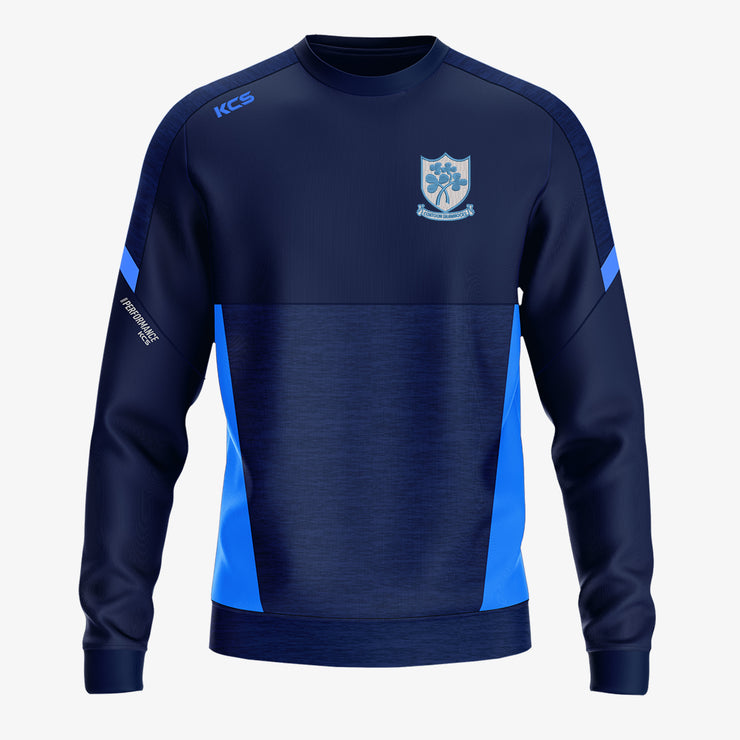Cortoon Shamrocks Galway KCS Helios Crew Neck Top Navy/Sky