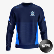 Cortoon Shamrocks Galway KCS Helios Crew Neck Top Navy/Sky