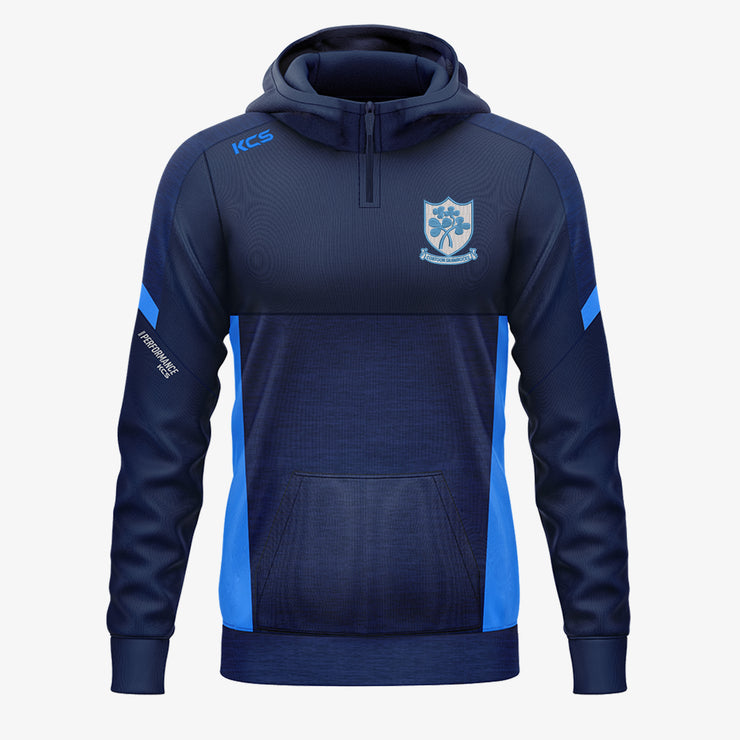 Cortoon Shamrocks Galway KCS Helios Half Zip Hoodie Navy/Sky