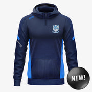 Cortoon Shamrocks Galway KCS Helios Half Zip Hoodie Navy/Sky