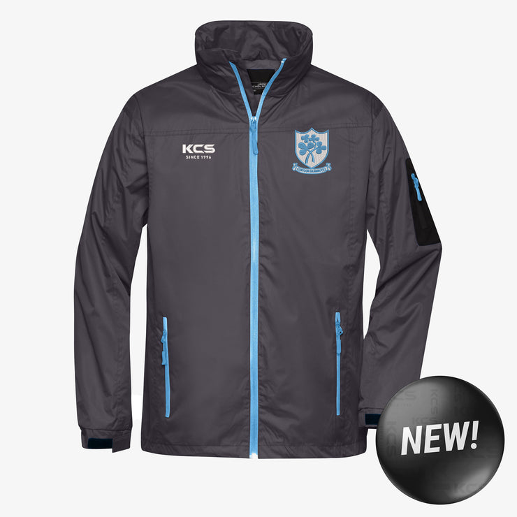 Cortoon Shamrocks Galway KCS Sideline Jacket - Carbon/Sky Blue