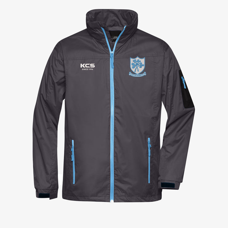 Cortoon Shamrocks Galway KCS Sideline Jacket - Carbon/Sky Blue