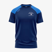 Cortoon Badminton Club KCS Verona Tee Navy/Sky Blue