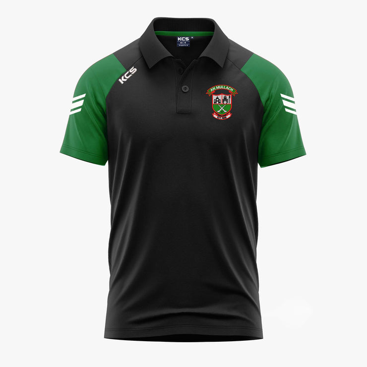 Mullagh GAA KCS Soul Polo Shirt Black/Green