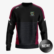 Cromane LGFA KCS Helios Crew Neck Top - Black / Maroon / White