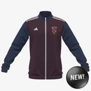 Cullion Hurling Club Adidas Club Anthem Zip Navy/Maroon/White