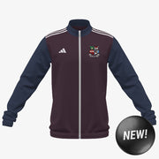 Delvin Camogie Club Adidas Club Anthem Zip Navy/Maroon/White