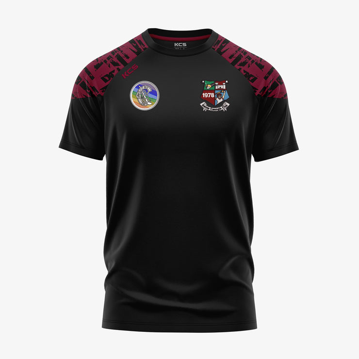 Delvin Camogie Club KCS Apollo Tee Black/Maroon