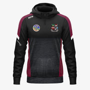 Delvin Camogie Club KCS Helios Half Zip Hoodie Black/Maroon/White