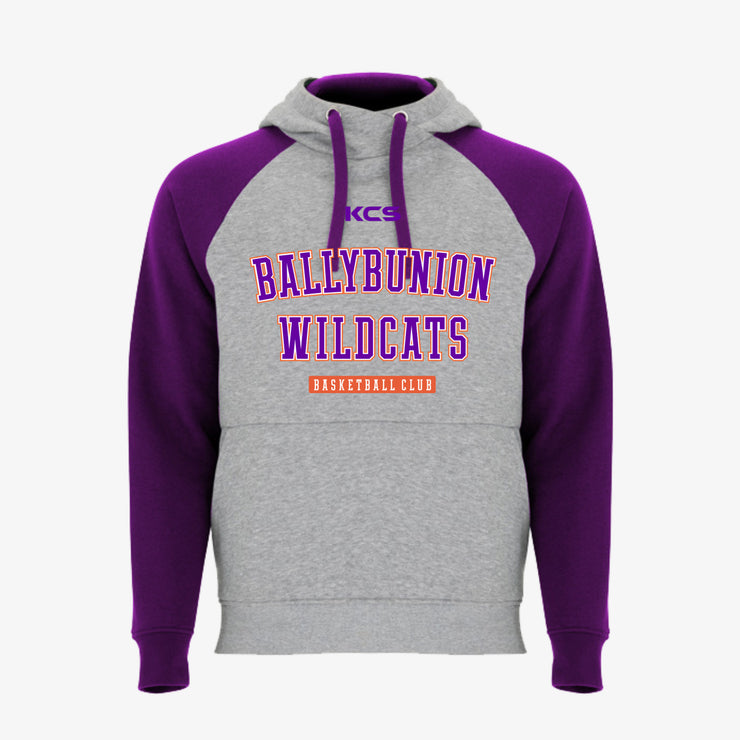 Ballybunion Wildcats Detroit Hoodie /Purple/ Melange Grey