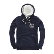 Dublin Horse Show Peached Hoody with flags embroidery on back - Midnight Navy