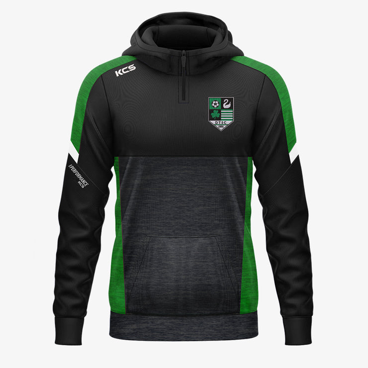 Dunmanway Town FC KCS Helios Half Zip Hoodie Black/Green/White