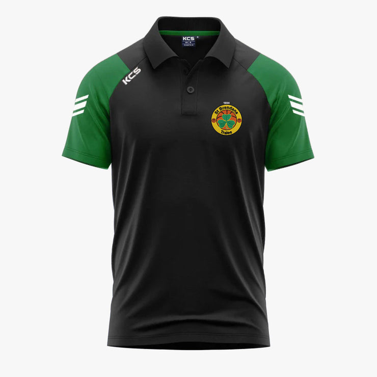 St Brendan’s Basketball Club KCS Soul Polo Shirt - Black / Green