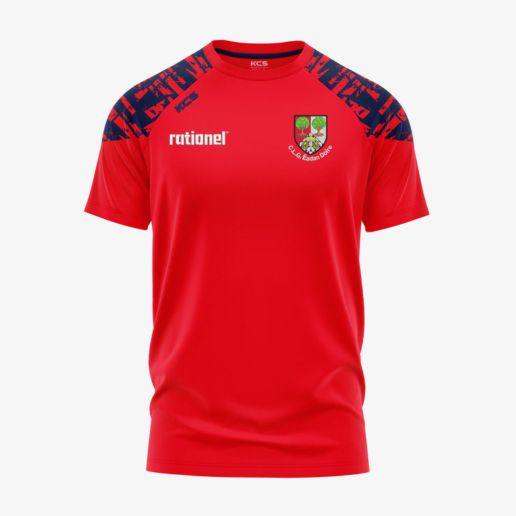 Edenderry GAA KCS Apollo Tee Red/Navy