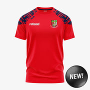 Edenderry GAA KCS Apollo Tee Red/Navy