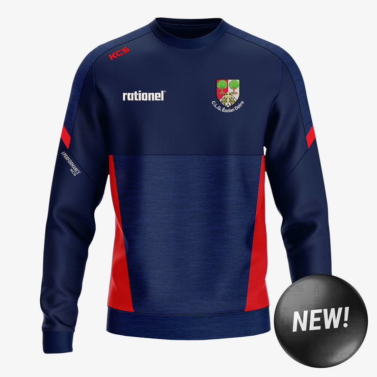 Edenderry GAA KCS Helios Crew Neck Top Navy/Red