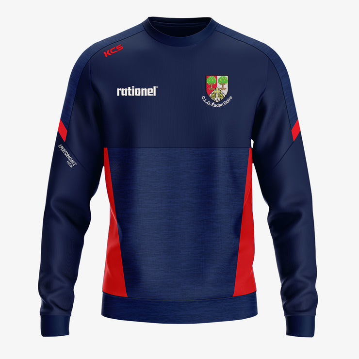 Edenderry GAA KCS Helios Crew Neck Top Navy/Red