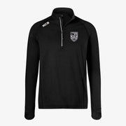 Queenstown Gaels KCS Mens Elevate Core Half Zip Top - Black