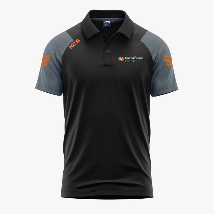 Irish Rail Order Window KCS Soul Polo Shirt Black/Graphite