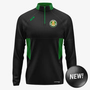 Ferbane Belmont GAA KCS Cosmos Half Zip Top Black/Green