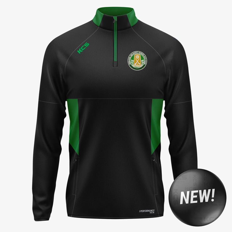 Ferbane Belmont GAA KCS Cosmos Half Zip Top Black/Green