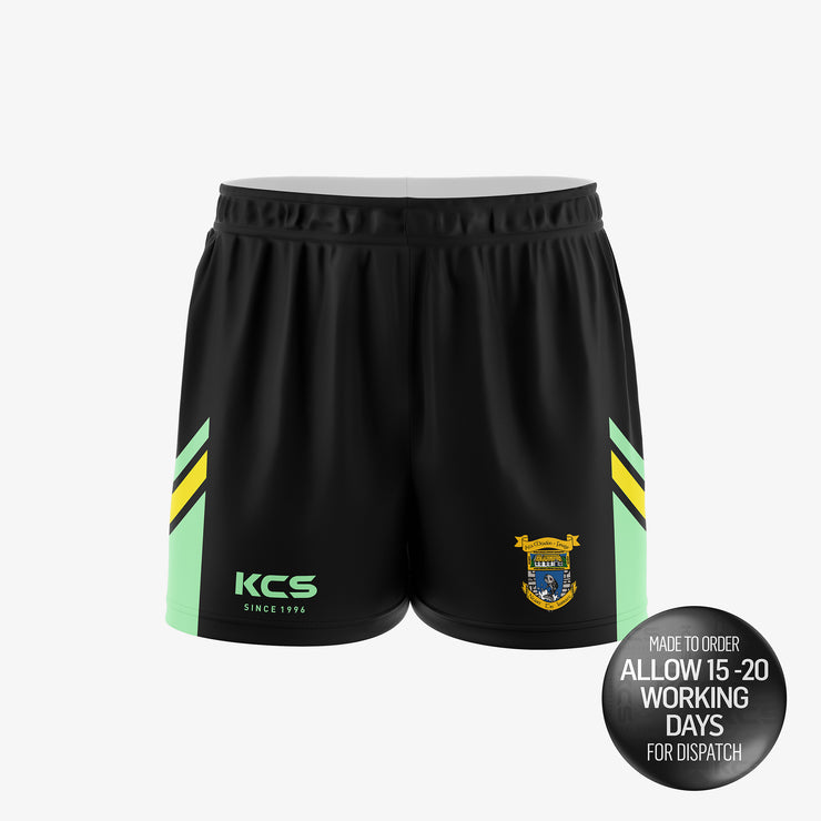 Finuge GAA Black / Mint / Yellow Training Shorts