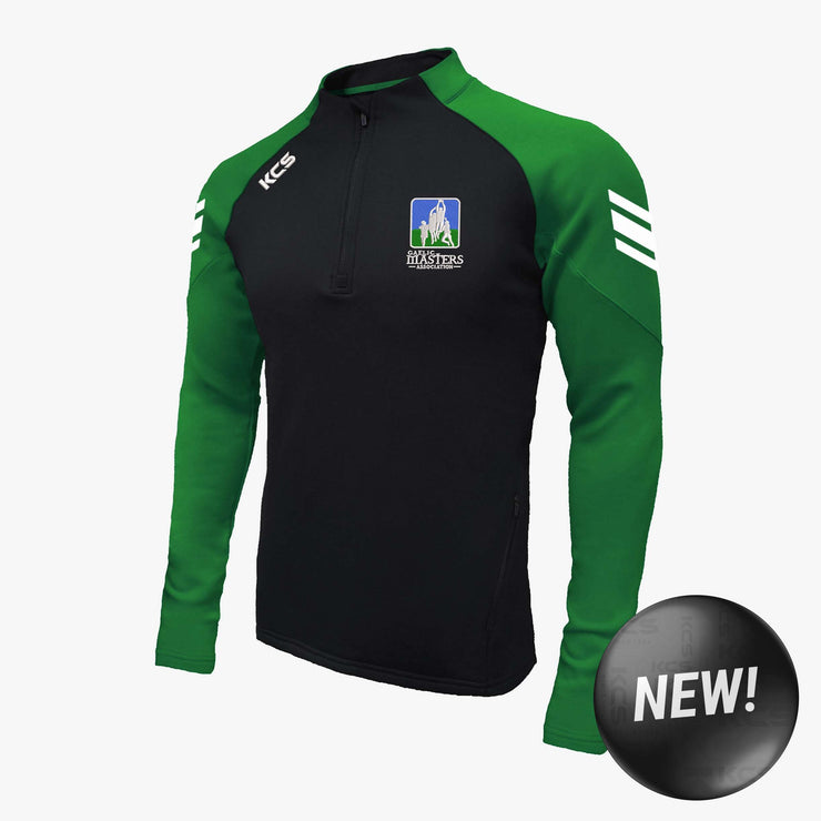 Gaelic Masters Association KCS Soul Quarter Zip Top Black/Green