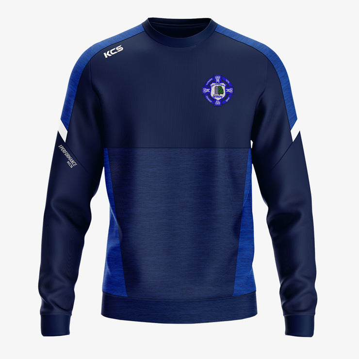 Glen Rovers Antrim KCS Helios Crew Neck Top - Navy / Royal / White