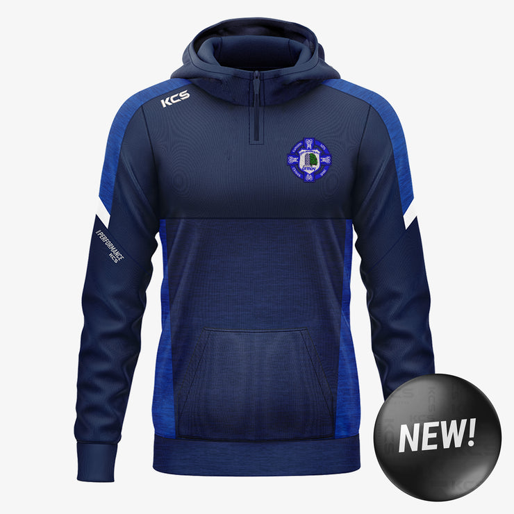 Glen Rovers Antrim KCS Helios Half Zip Hoodie - Navy / Royal / White