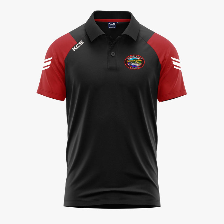 Glenbeigh Glencar GAA KCS Soul Polo Shirt Black/Red