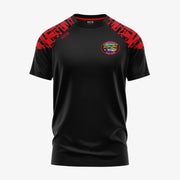 Glenbeigh Glencar GAA KCS Apollo Tee Black/Red