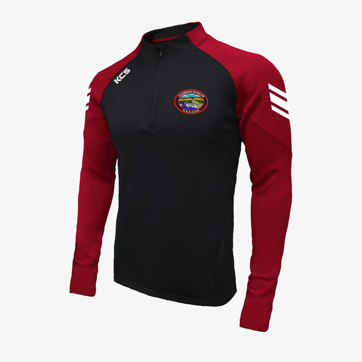 Glenbeigh Glencar GAA KCS Soul Quarter Zip Top Black/Red