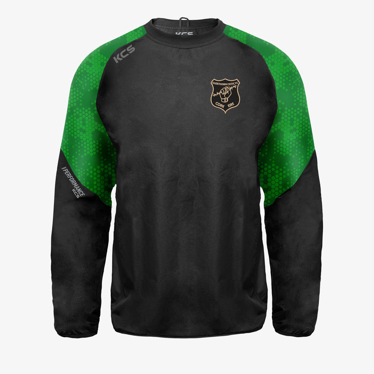 Glenthorn Celtic FC KCS Focus Windcheater Black/Green
