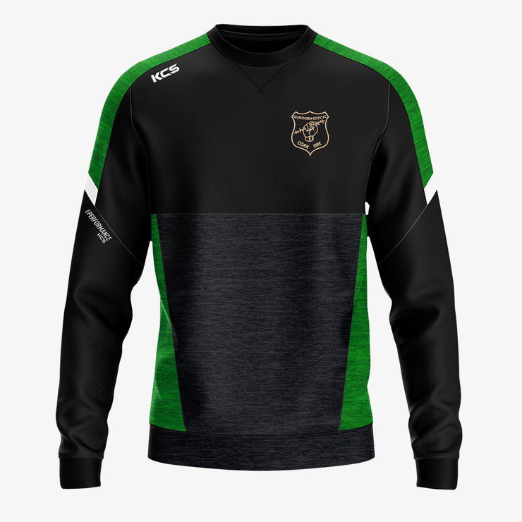 Glenthorn Celtic FC KCS Helios Crew Neck Top Black/Green/White