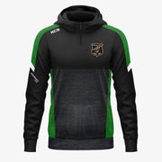 Glenthorn Celtic FC KCS Helios Half Zip Hoodie Black/Green/White