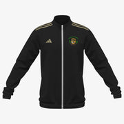 Gneeveguilla GAA Adidas Club Anthem Zip - Black / Metallic Gold
