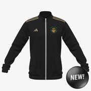 Gneeveguilla GAA Adidas Club Anthem Zip - Black / Metallic Gold