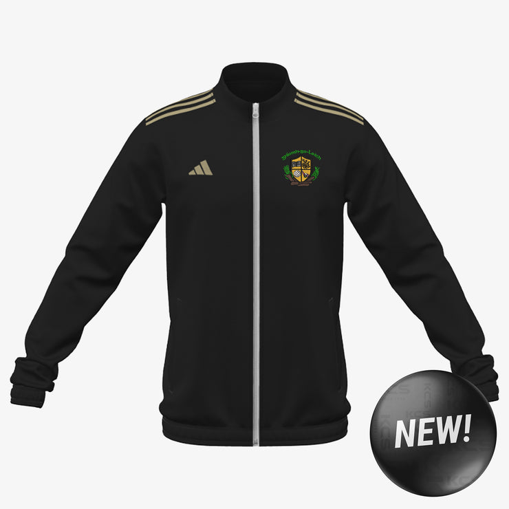 Gneeveguilla GAA Adidas Club Anthem Zip - Black / Metallic Gold