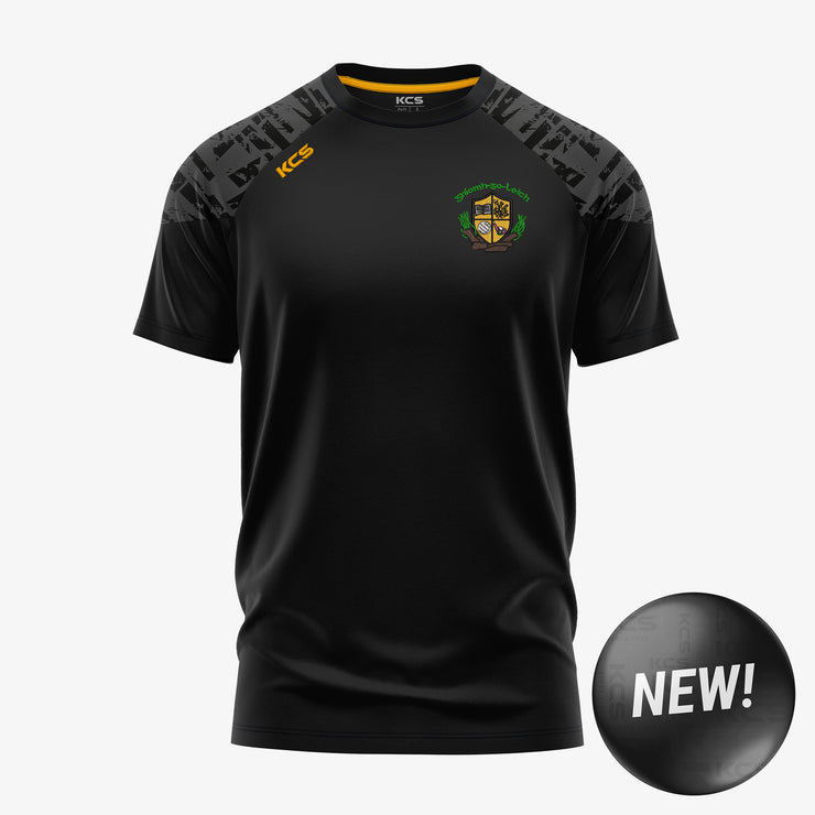 Gneeveguilla GAA KCS Apollo Tee - Black / Graphite / Gold