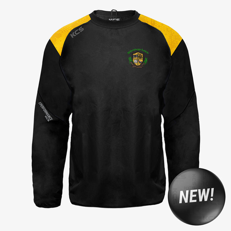 Gneeveguilla GAA KCS Focus Windcheater - Black / Gold
