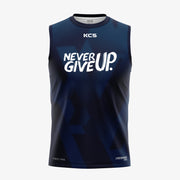 KCS Never Give Up Performance Vest - Navy, Light Navy, Silver Grey