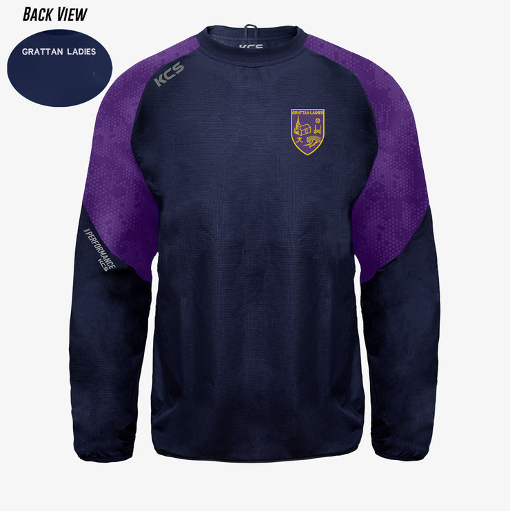 Grattan Ladies Longford KCS Focus Windcheater Navy/Purple