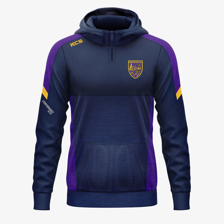 Grattan Óg GAA Longford KCS Helios Half Zip Hoodie Navy/Purple/Gold