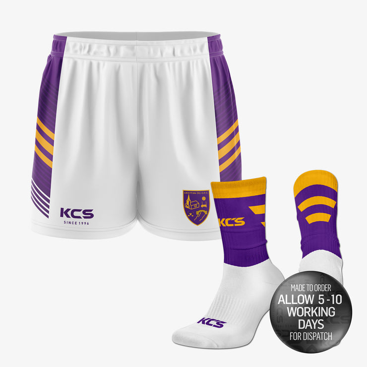 Grattan Óg GAA Longford Training White Shorts & Socks
