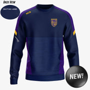 Grattan Ladies Longford KCS Helios Crew Neck Top Navy/Purple/Gold