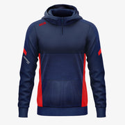 KCS Helios Half Zip Hoodie Navy/Red