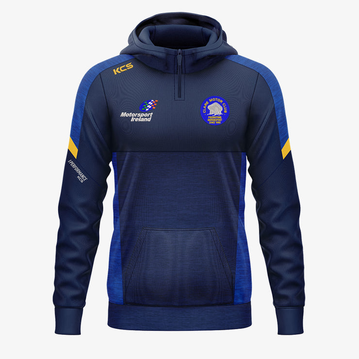 Clare Motor Club KCS Helios Half Zip Hoodie Navy/Royal/Gold