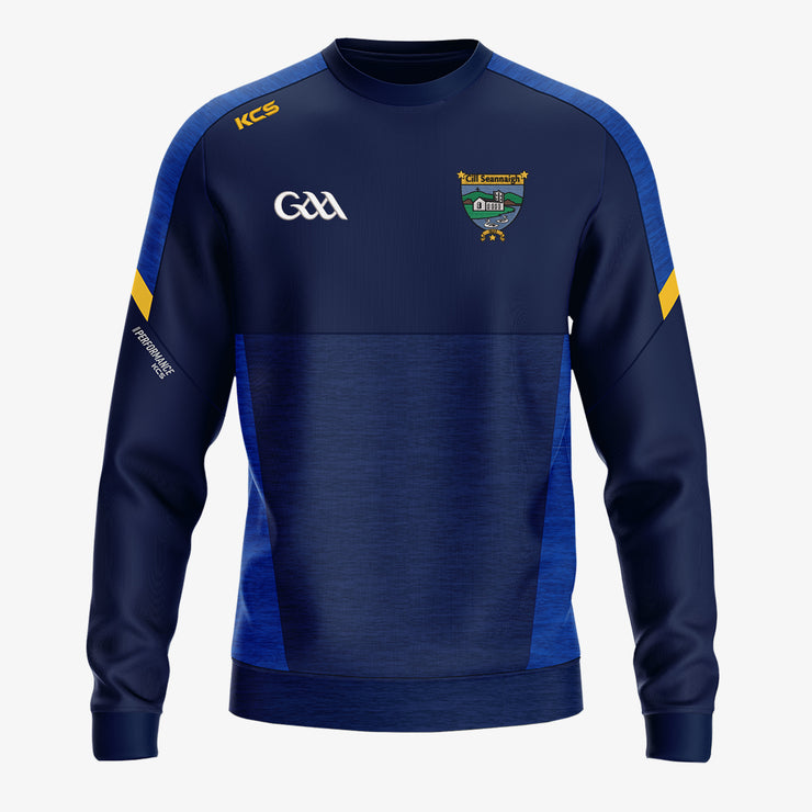 Kilshannig GAA KCS Helios Crew Neck Top Navy/Royal/Gold