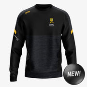 The Downs Ladies KCS Helios Crew Neck Top Black/Black/Gold