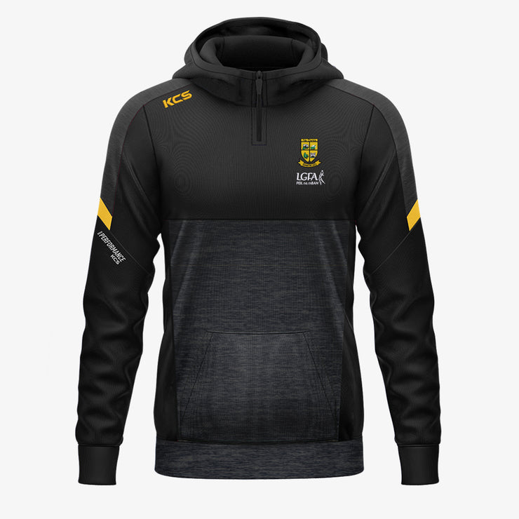 The Downs Ladies KCS Helios Half Zip Hoodie Black/Gold